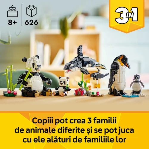 Set construcție Lego Creator Wild Animals: Panda, 626 elemente cumpăra în Chișinau