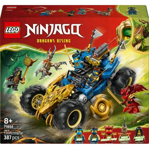 Set construcție Lego Ninjago Jay's Transforming Car, 387 elemente cumpăra în Chișinau