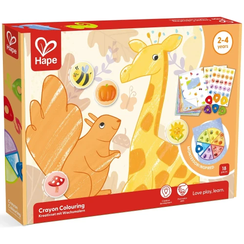Set de desen Hape Copilaș pictor, 6 culori cumpăra în Chișinau