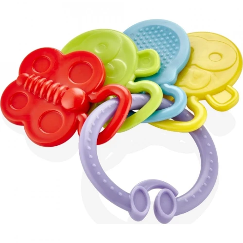 Игрушка для прорезывания зубов BabyJem Rattle Teether Фиолетовая купить в Кишиневе