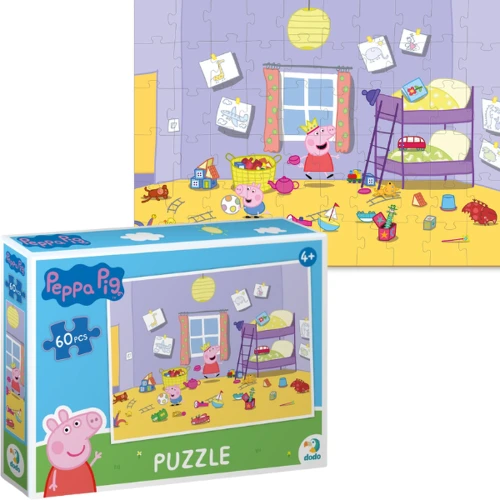 Puzzle Dodo Peppa Pig „Curățenie distractivă”, 60 elemente cumpăra în Chișinau