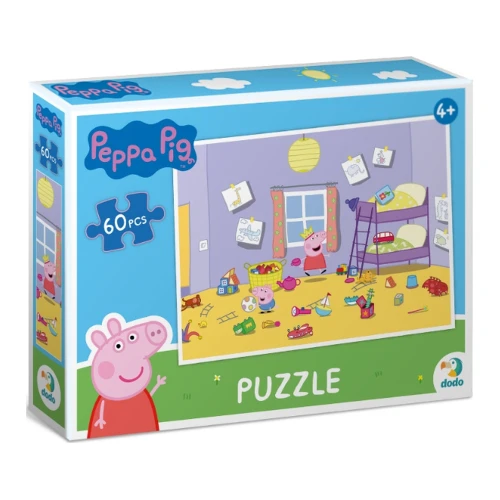 Puzzle Dodo Peppa Pig „Curățenie distractivă”, 60 elemente cumpăra în Chișinau