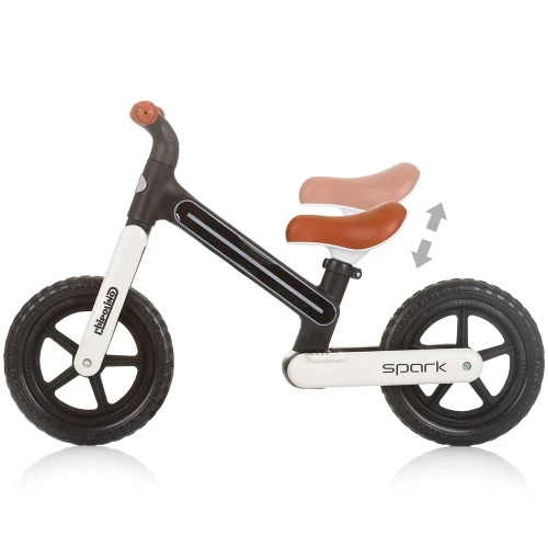 Велосипед без педалей Chipolino Spark Black & White купить в Кишиневе