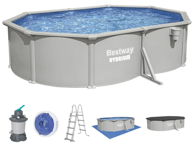 Bazin pentru copii Bestway Hydrium + pompă de filtrare 3028 l/h, 16296 litri cumpăra în Chișinau