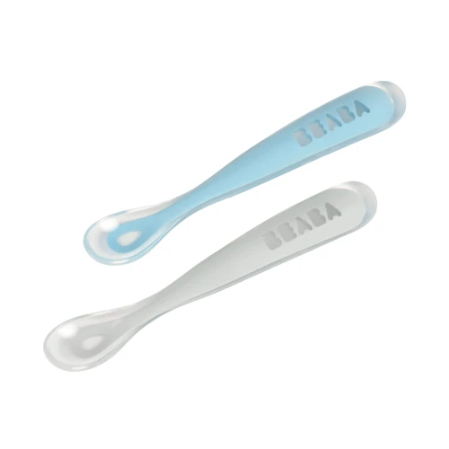 Linguriță ergonomică Beaba 1st Stage 2 buc Albastru cumpăra în Chișinau