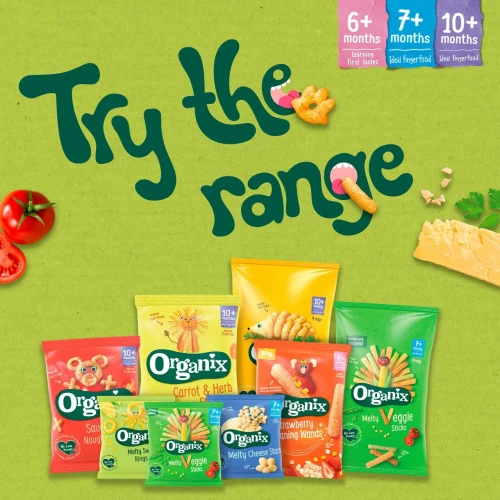 Колечки Organix из кукурузы с томатам и морковью (7 мес+), 20 г купить в Кишиневе