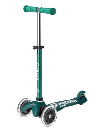 Trotinetă Micro Mini 3in1 Deluxe ECO LED Green cumpăra în Chișinau