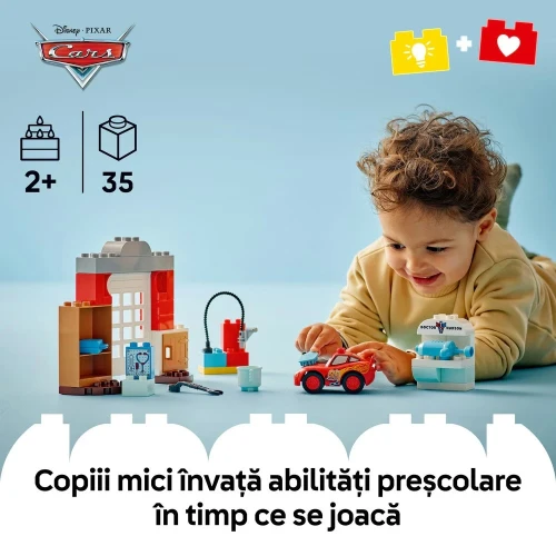 Set construcție Lego Duplo Cars McQueen's Visit to Doc's Garage, 35 elemente cumpăra în Chișinau
