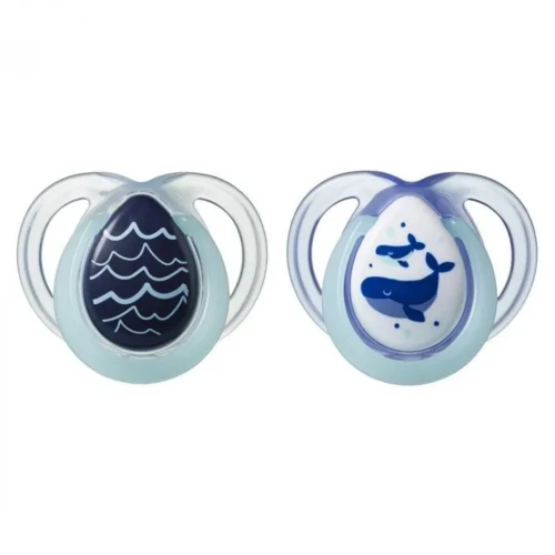 Пустышка ортодонтическая силиконовая Tommee Tippee (0-6 мес), 2 шт. купить в Кишиневе