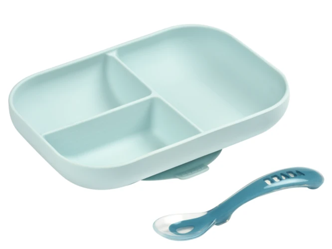 Set de masă din silicon Beaba Blue, 2 buc. cumpăra în Chișinau