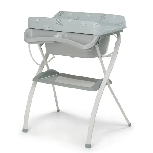 Пеленальный столик с ванночкой Brevi Lindo Grey, 98x78x53 см купить в Кишиневе