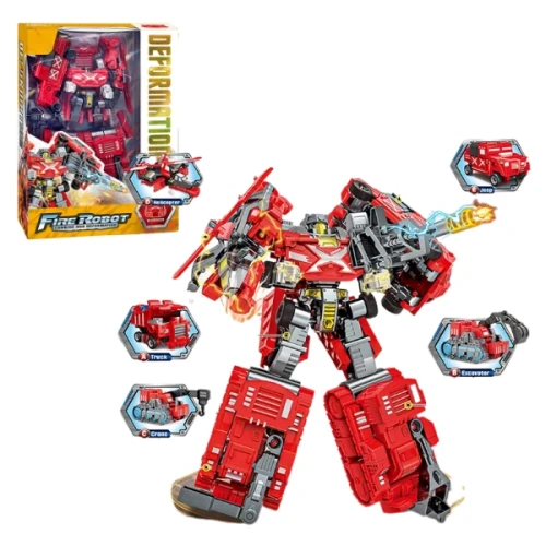 Робот-трансформер Essa Toys 5 в 1 Огненный робот купить в Кишиневе