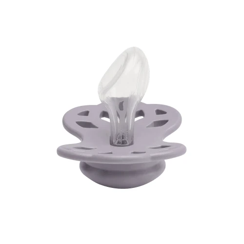 Suzetă anatomică din silicon Bibs Infinity Fossil Grey & Mauve (0-6 luni), 2 buc. cumpăra în Chișinau