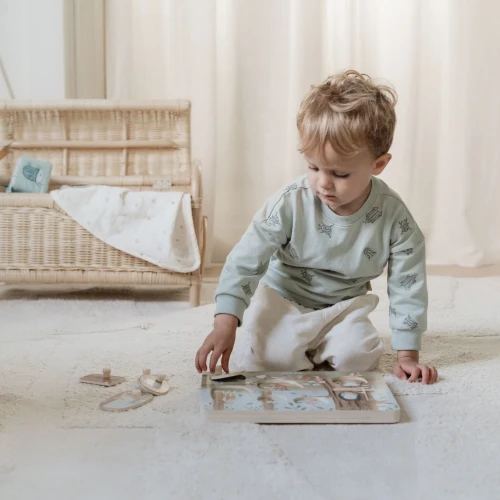 Puzzle din lemn Little Dutch Forest Friends Sound, 7 elemente cumpăra în Chișinau