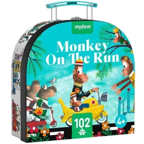 Puzzle Mideer Monkey On The Run, 102 elemente cumpăra în Chișinau