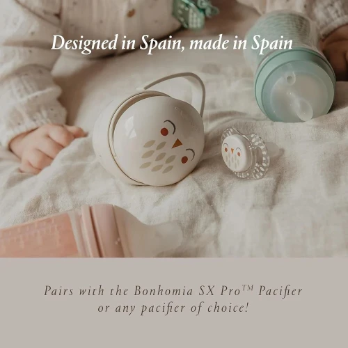 Контейнер для пустышек Suavinex Owl Pink купить в Кишиневе