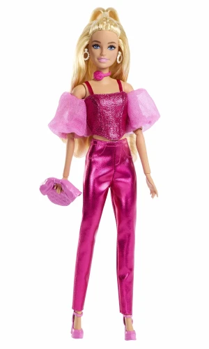 Кукла Barbie Fashionista в блестящем розовом костюме купить в Кишиневе