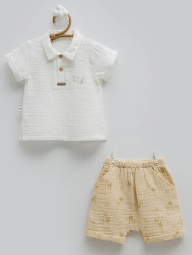 Set din 2 piese Caramell Free Boy Beige (12-18L) cumpăra în Chișinau
