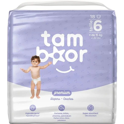Scutece Tamboor Premium mărimea 6 (15+ kg), 18 buc. cumpăra în Chișinau