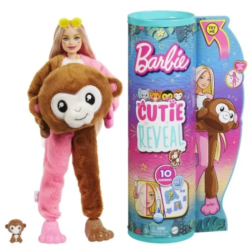 Papusa Barbie Cutie Reveal Jungle Series Monkey cumpăra în Chișinau