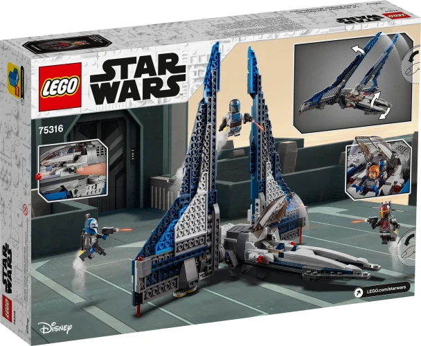 Set construcție Lego Star Wars Mandalorian Starfighter, 544 elemente cumpăra în Chișinau