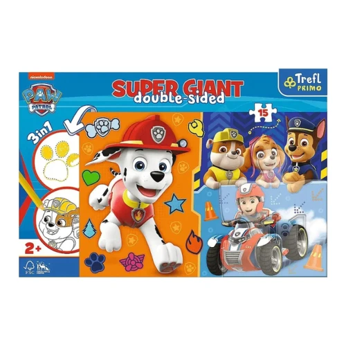 Пазл Trefl Primo Super Giant 3 в 1 Paw Patrol Маршал и друзья, 15 элементов купить в Кишиневе