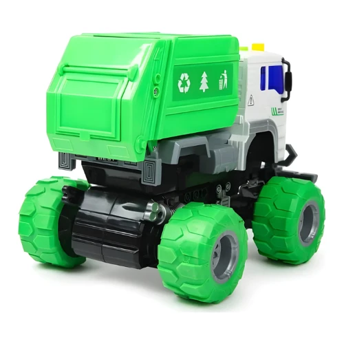 Camion de gunoi Wenyi City Service cu inerție (lumini/sunete), scara 1:20 cumpăra în Chișinau
