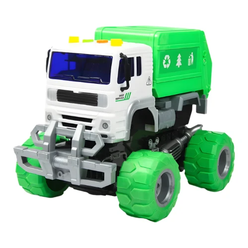 Camion de gunoi Wenyi City Service cu inerție (lumini/sunete), scara 1:20 cumpăra în Chișinau