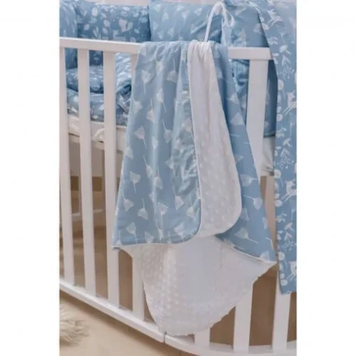Lenjerie de patut (8 elemente) Twins Dolce Forest Dwellers Blue cumpăra în Chișinau