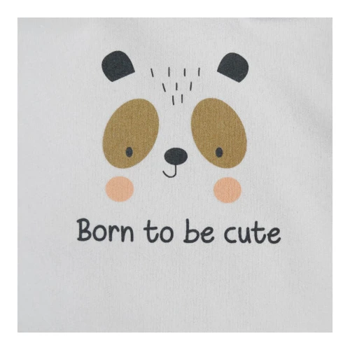 Body-golf cu mânecă lungă Minikin Happy Baby, gri deschis, mărimea 80 cumpăra în Chișinau