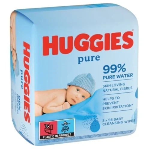 Servetele umede Huggies Pure, 168 buc. cumpăra în Chișinau
