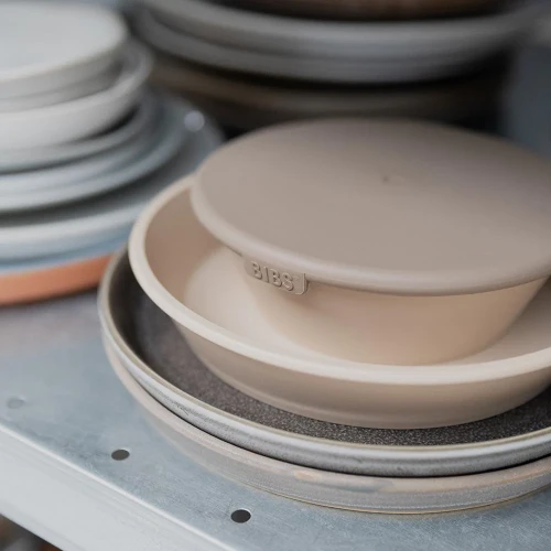 Набор миска с крышкой и тарелка Bibs Vanilla купить в Кишиневе