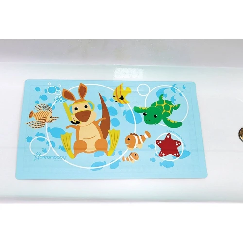 Противоскользящий коврик для ванны DreamBaby Watch-Your-Step F679 с индикатором температуры, 40 x 70 см купить в Кишиневе