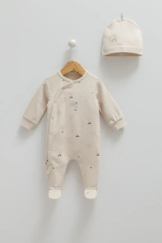 Salopetă Caramell Flaying Cars Beige (1-3L) cumpăra în Chișinau