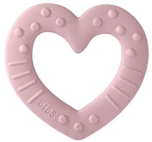 Inel gingival Bibs Heart Pink Plum cumpăra în Chișinau