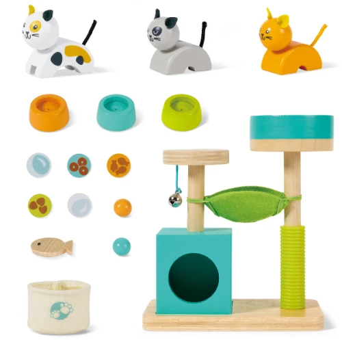 Set de figurine Hape Paradisul pisicilor, 12 buc. cumpăra în Chișinau