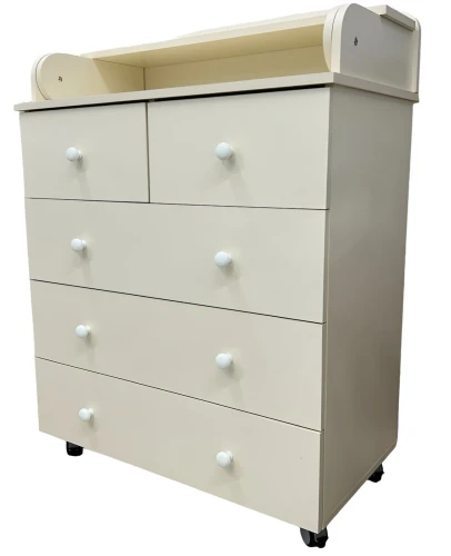 Комод-пеленальный столик Eucalyptus Garry80 Plus (5 ящиков) PAL Ivory купить в Кишиневе