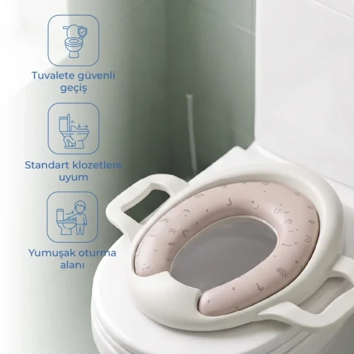 Colac pentru WC copii BabyJem Mega Sand Beige, 18 luni+ cumpăra în Chișinau