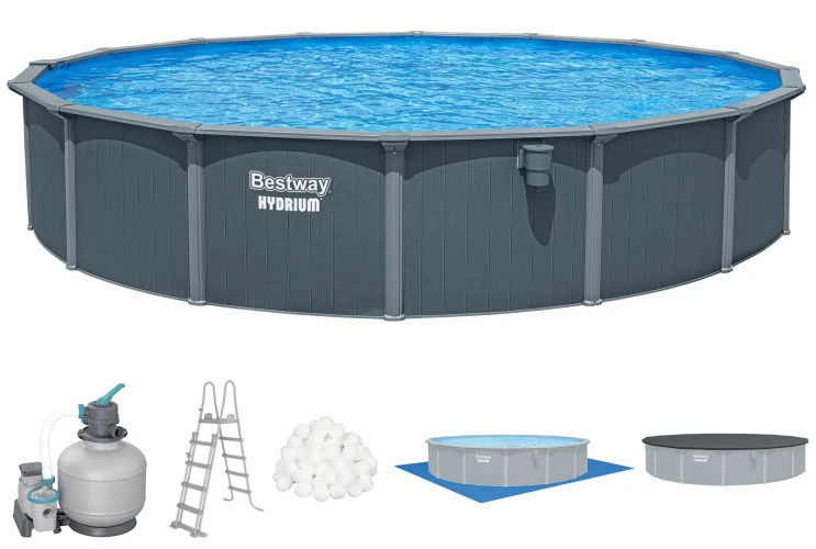 Bazin pentru copii Bestway Hydrium + pompă de filtrare 8327 l/h, 49200 litri cumpăra în Chișinau