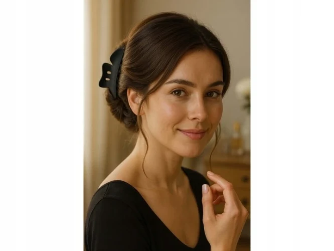 Clemă pentru păr Beautifly Black, 12 cm cumpăra în Chișinau
