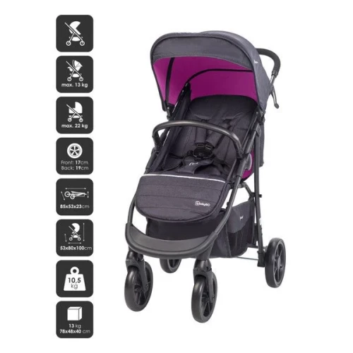 Коляска 3 в 1 BabyGo Style Black купить в Кишиневе
