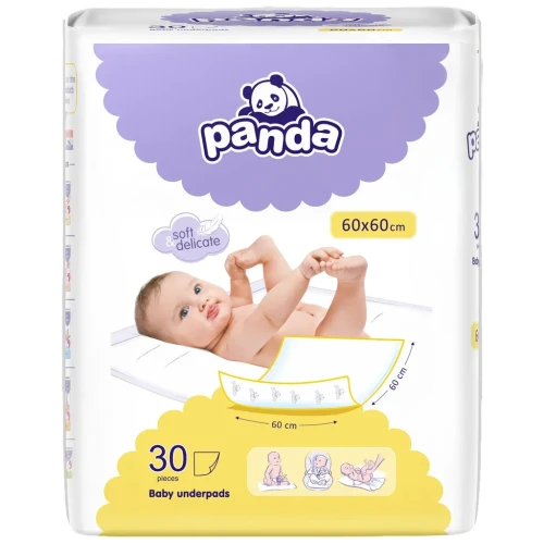 Пеленки одноразовые Panda (60x60 см), 30 шт. купить в Кишиневе