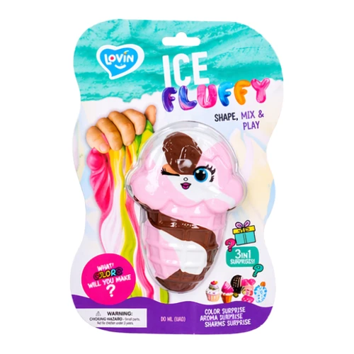 Игрушка-антистресс Lovin Ice Fluffy, слайм Мороженое с сюрпризом, в асс. купить в Кишиневе