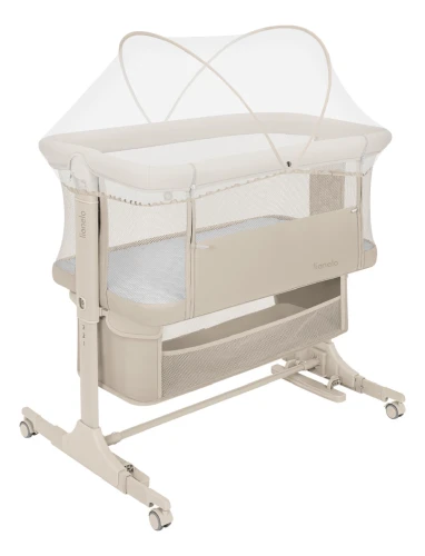 Patuc Co-sleeper 3 in 1 Lionelo Jodie Beige Cream cumpăra în Chișinau