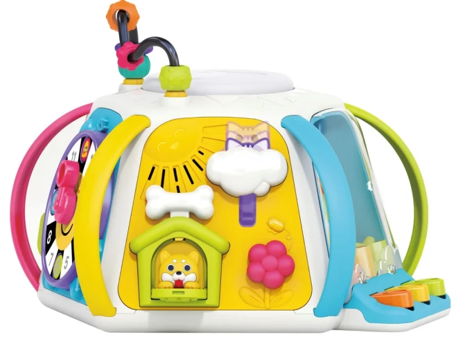 Интерактивная игрушка Hola Toys Montessori Early Learning Busy Cube купить в Кишиневе
