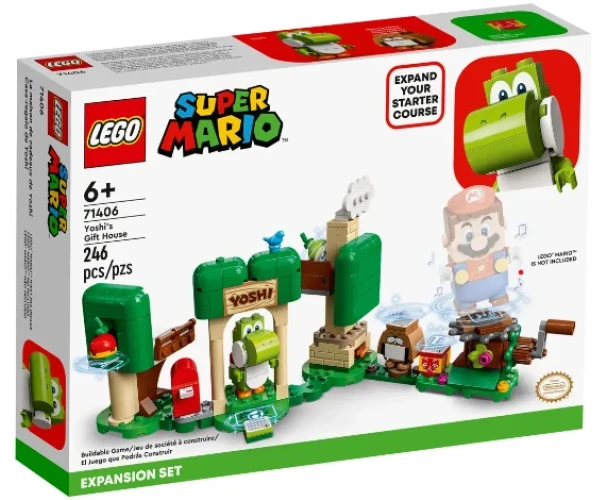 Конструкторы Lego Super Mario Yoshi's Gift House Expansion Set, 246 элементов купить в Кишиневе