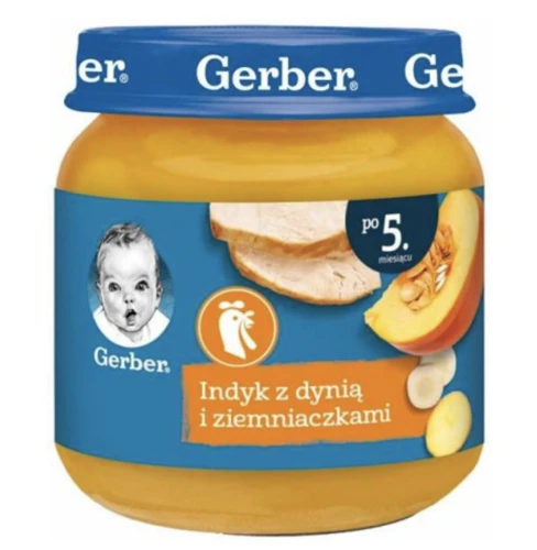 Пюре Gerber овощи с индейкой (5 мес+), 125 г купить в Кишиневе