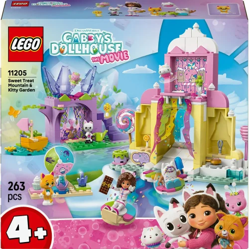 Set construcție Lego Gabby's Dollhouse Sweet Treat Mountain & Kitty Garden, 263 elemente cumpăra în Chișinau