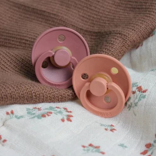 Suzeta rotunda din latex Bibs Colour Peach, 6-18 luni cumpăra în Chișinau