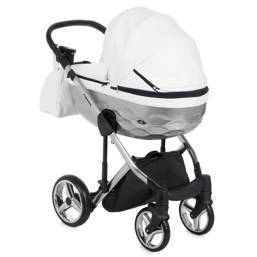 Коляска 2 в 1 Adamex Chantal Star White Silver купить в Кишиневе